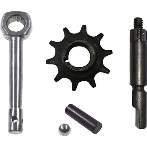 Tige de levier d'embrayage, axe à rotule, compatible avec les moteurs de vélos motorisés 2 temps de 49 et 80 cm³. (1/4)