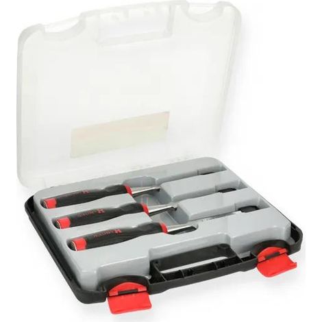 Set SPRO 3 formones de carpintero acero ergonómico