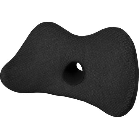 Car Lumbar Cushion, Memory Foam Lumbar Cushion, Lumbar Cushion, Office Chair Back Cushion with Buckle Strap Back Support for Office Chair Car (1/5)