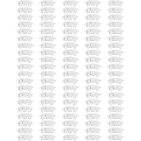 Lot de 100 clips de support pour plantes grimpantes en plastique résistant, pour une croissance verticale et une fixation optimale. Convient également aux tomates, aux vignes et aux légumes.