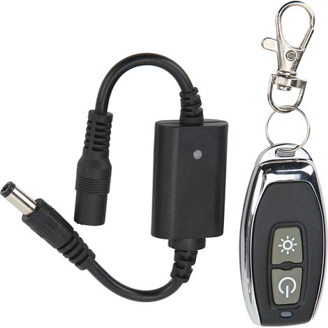 Lampe de table miniature avec bande LED colorée et interrupteur à distance (DC 3,5V-12V) (1/5)