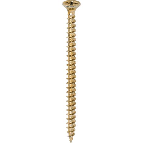 TIMco 4.5 x 70mm Solo Zinc & Yellow Woodscrew Qty 200
