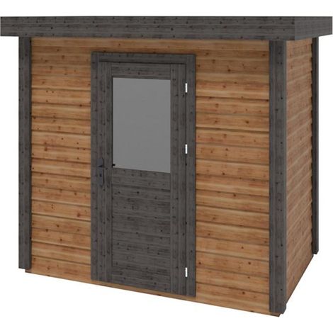 Casetta da giardino in legno Rava 2.59x1.59 m - 4.12 m2 - 28 mm - impregnata - 000116 (1/3)