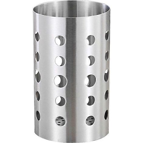 Porte-ustensiles en acier inoxydable 304, organisateur de baguettes perforées, boîte à ustensiles de cuisine (1/4)