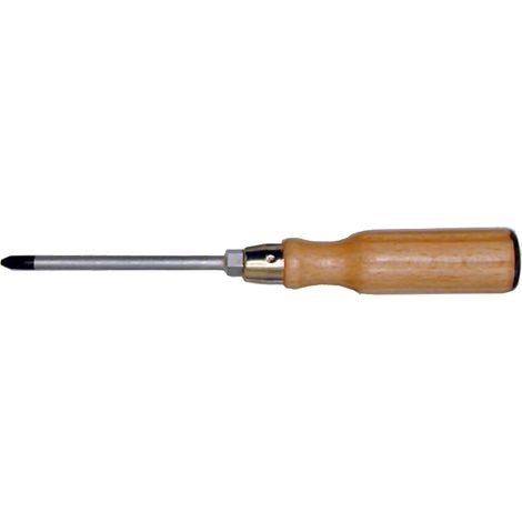 SW-Stahl 30702L Schraubendreher mit Kreuzschlitz I PH2 x 100 mm I Kreuz Schraubenzieher I Schraubendreher Werkzeug I PH Kreuzschraubenzieher