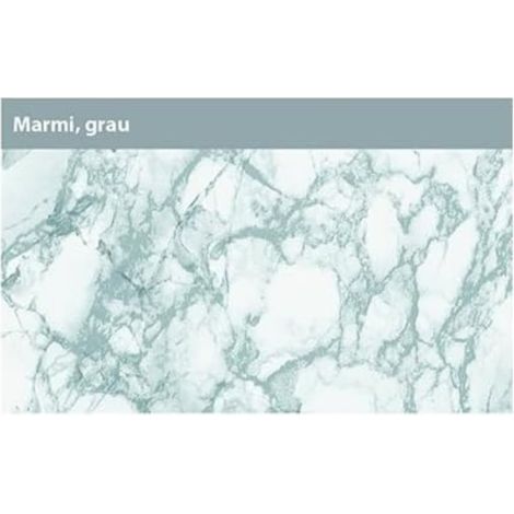 Alkor 3800008 Pellicola Adesiva per Mobili, Effetto Marmo Grigio, 45 cm x 2 mt (1/2)