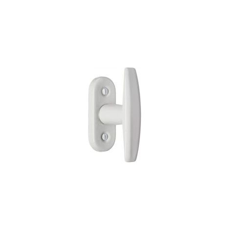Poignée de fenêtre aluminium blanc – Carré 7 mm – Vis de fixation incluses – Design contemporain pour fenêtres modernes – Home Friendly
