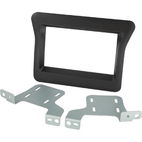 Facade autoradio FA510 compatible avec Nissan NV400 Opel Movano B Renault Master 3 ap09 - Noir - 2DIN