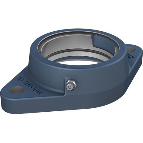 Unité à roulements à bride SKF, diam int 52mm, 2 trous de fixations en Fonte ( Prix pour 1 )