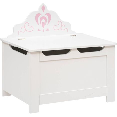 Coffre De Rangement Couronne Blanc Atmosphera For Kids (1/6)