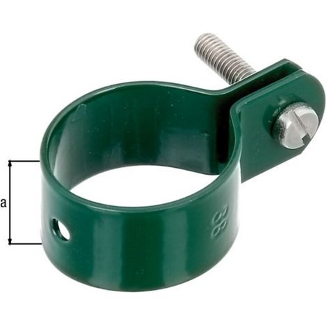 Alberts Strebenschelle zur Befestigung von Streben an Pfosten Ø 38 mm grün Metallzäune & Drahtzäune (1/4)