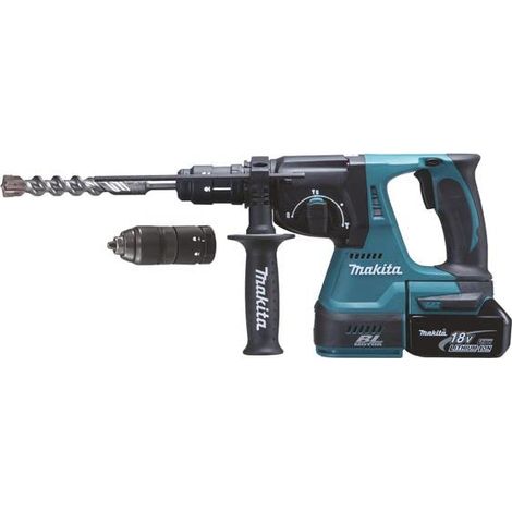 Makita – Perforateur burineur SDS plus 18V – 2.6J de force de frappe – Moteur Brushless – Pour béton armé – Coffret MAKPAC