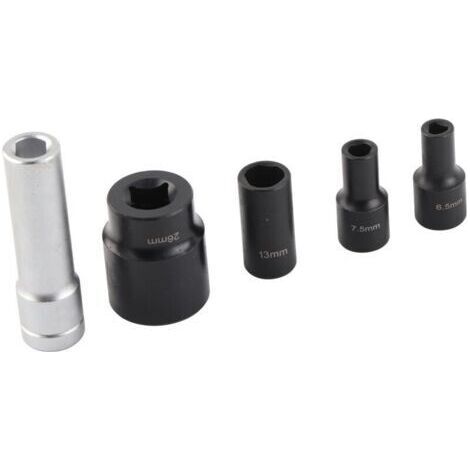 5-piece assembly and removal kit for diesel injection pumps, carbon steel replacement for Bosch VE diesel injection pumps