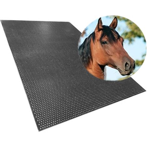 Gummi-Stallmatte - 122x183cm - 10mm - mit rutschfesten Noppen