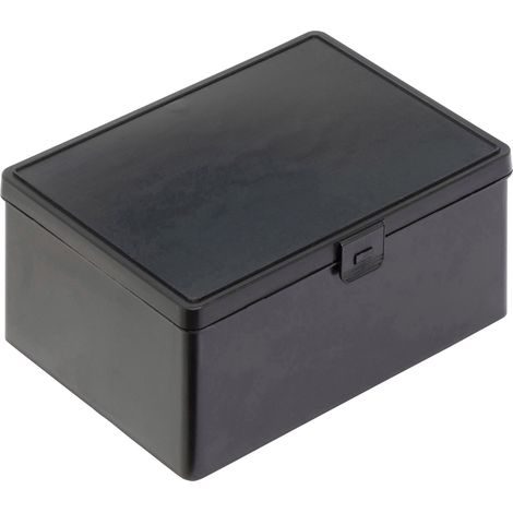 Alutec 1814.080 ESD Scharnierdose (B x H x T) 180 x 80 x 140 mm Schwarz 1 St.
