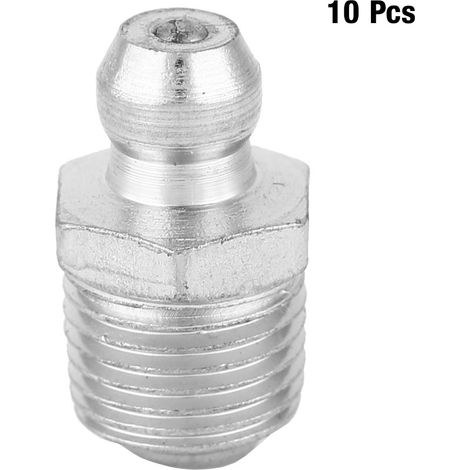 Konvolut von 10 Hydraulik-Schmiernippeln – M10x1 – gerade / 45° / 90° – Schmiernippel – Standard