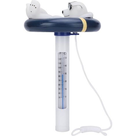 Thermomètre flottant dessin animé ours de style compteur de température de l'eau pour les piscines baignoires à chaud étang (1/4)