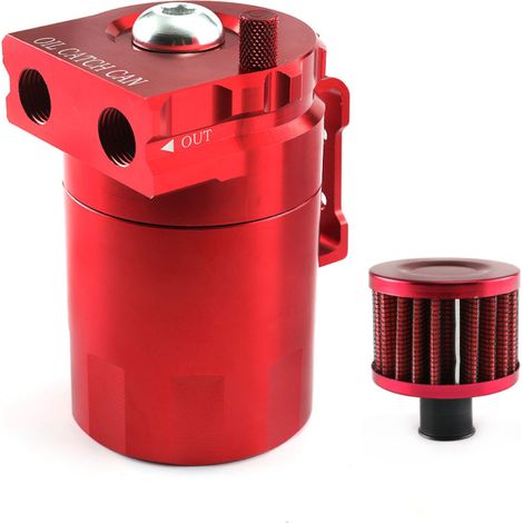 Réservoir de récupération d'huile avec filtre et réservoir de reniflard, en aluminium universel à chicanes OCC025 (1/5)