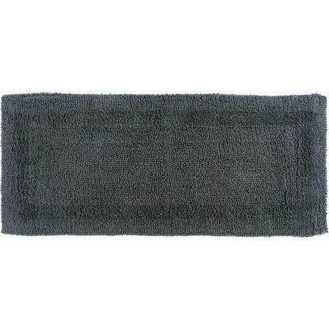 HOMESCAPES Luxury Reversible Bath Mat Runner - Grey