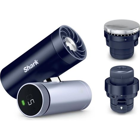 Shark FA025EU ChillPill 3-in-1 Handheld Fan con flusso d'aria regolabile e batteria ricaricabile colore midnight blue