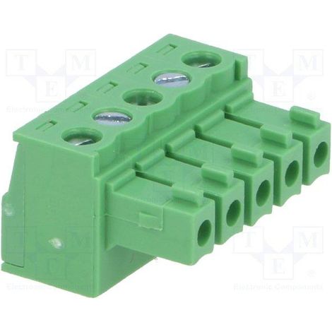 5Pin Female Terminal Block 3,81mm Raster