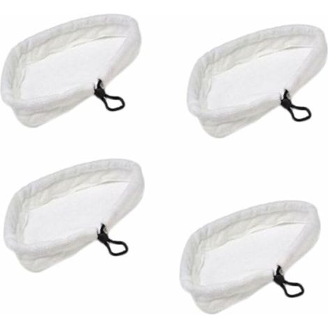 4-teiliges Set dreieckiger Mikrofaser-Dampfmopp-Pads für H2O, X5, S302, S001