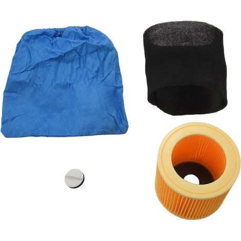 Sacs filtrants textiles, filtres en mousse pour liquides et solides, filtres HEPA pour aspirateurs Karcher MV1, WD1, WD2 et WD3. Pièces détachées pour aspirateurs. (1/5)