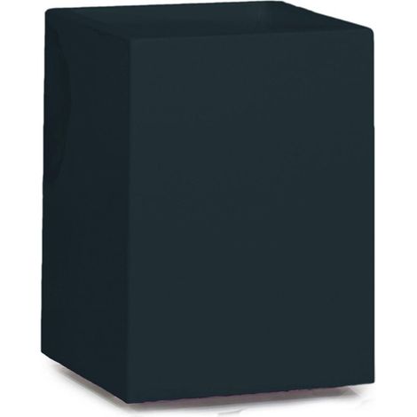 Bac fibres de verre gelcoat 40x40x50 cm Ext. carré haut gris glossy - dimhaut: H 50 cm - couleur: Gris anthracite