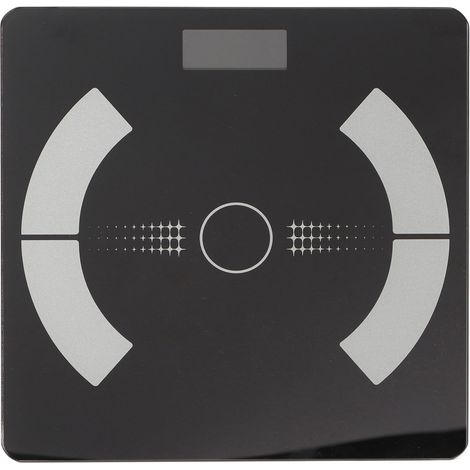 Balance connectée impédancemètre précise, pèse-personne Bluetooth rechargeable, composition corporelle, économie d'énergie (1/5)