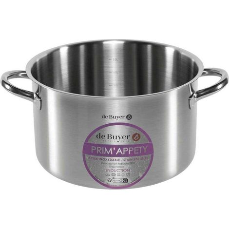 De Buyer PRIM'APPETY Brasiera inox 24 cm