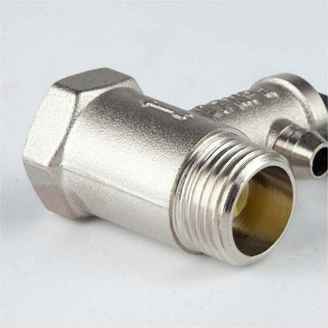 Soupape de sécurité pour chauffe-eau, soupape de surpression en laiton, ressort à fil intérieur et extérieur, soupape de sécurité tout en cuivre (1/3)