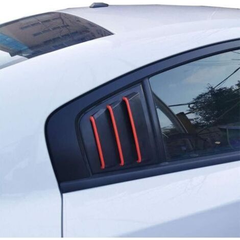 ABS Side Window Louver (Red Line) for Dodge Charger 2011-2021 (1/5)