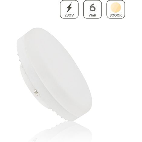 LED Lampe GX53 6W 230V - Lichtfarbe: 3000K warmweiß (1/5)