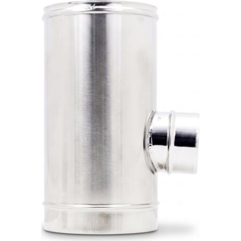 MAKA T 93° H 440 Canna Fumaria Coassiale Doppia Parete Inox Ø 200/300 mm (1/4)