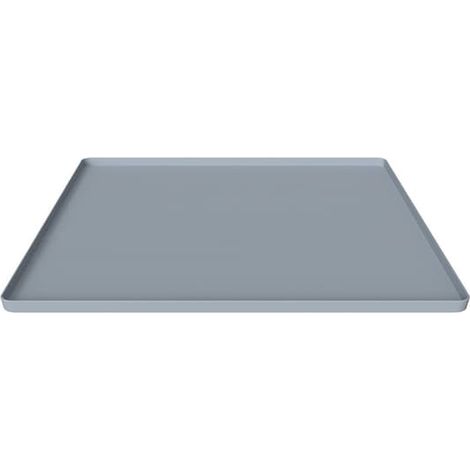 Tapis de machine à laver en silicone : antidérapant, anti-vibrations et plateau de rangement gris (1/5)