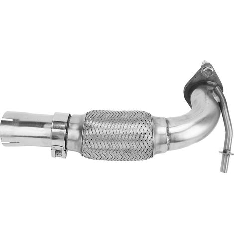 Tuyau d'échappement flexible en acier inoxydable, collecteur catalytique robuste de remplacement pour Fiesta 1.0 Ecoboost MK7 MK7.5 2008 à 2016 (1/5)