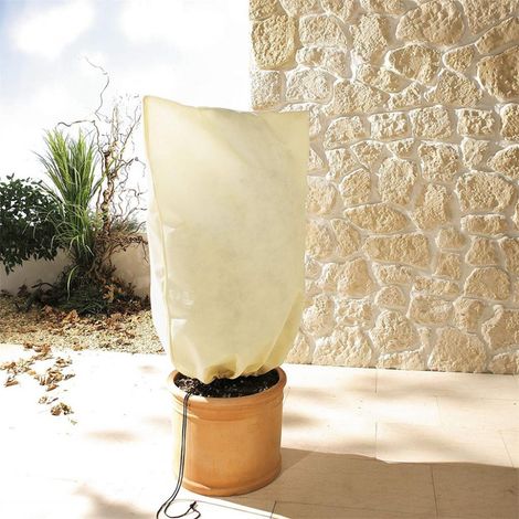 Housse de protection pour plantes et arbustes, housse d'hivernage pour plantes d'extérieur (lot de 2 - 180 x 120 cm) (1/4)