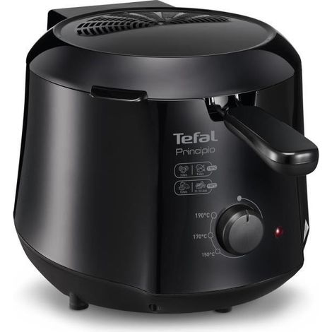 Tefal Principio Elektrische Fritteuse Kompakt Schwarz 1000W (1/2)