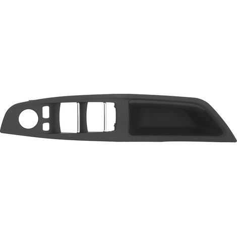 Poignées de porte intérieures, accoudoirs, commandes de lève-vitres électriques, panneaux de vitres (ensemble de 4 pièces, noir) pour BMW Série 5 F10 et F11 : 51417225890 520523525 (1/5)