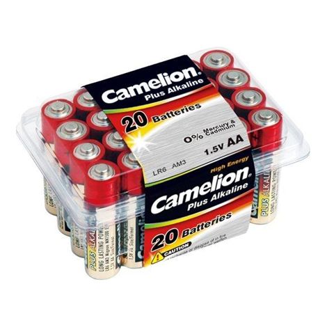 Camelion  AA/LR6  Plus Alcalina  20 unidades  LR6-BP20 (1/2)