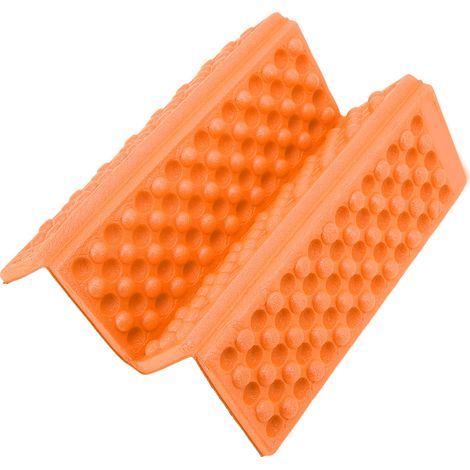Coussin de siège pliable en mousse EVA orange pour pique-nique, plage, camping et randonnée (1/5)