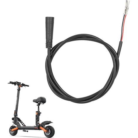 Three-hole headlight adapter cable (bare wire) for connecting the headlight of the Kukirin G2Pro electric scooter. (1/5)