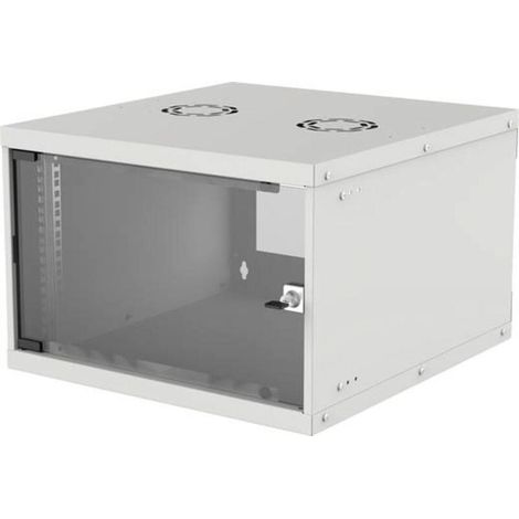 [GEBRAUCHT] B-Ware Intellinet 19 Zoll Wandgehäuse Wandverteiler Basic Line 6HE grau 540x353x400mm (1/2)