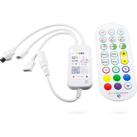 Tuya WiFi Smart LED Controller 4 Pin RGB + Telecomando (1/3)