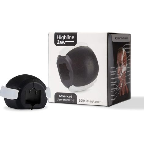 ENTRENADOR DE MANDÍBULA NEGRO PARA MOLDEAR EL ROSTRO OP 22,5 kg (1/5)