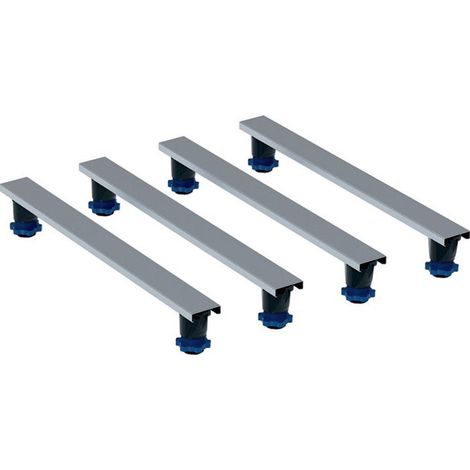 Geberit Duschwannenfuß-Set f Steinharz ab 1400mm 80cm H 90-210mm (1/4)