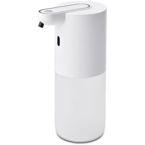 Distributeur de savon automatique – Distributeur de savon sensoriel à 4 niveaux, 1 rechargeable par USB, support mural de 400 ml