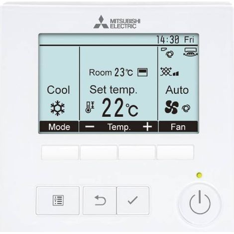 Mitsubishi Electric Comando Remoto a filo Deluxe  PAR-41MAA