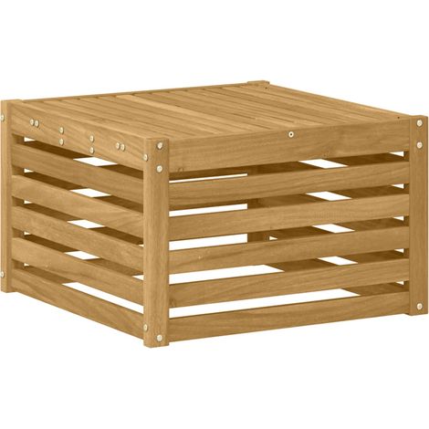 Maison Exclusive - Tisch für Outdoor Massivholz Akazie Weiß 59 x