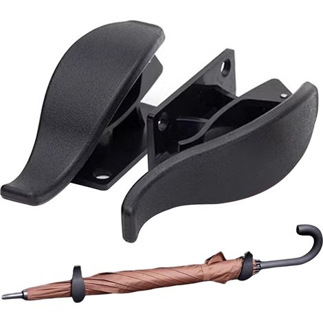 CCYKXA Set of 2 car umbrella holders - Non-slip adhesive hooks - Trunk organizer for umbrellas - For camper vans, sedans, pickup trucks, car accessories, interior accessories (1/5)